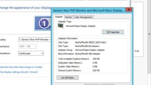 How to change Windows 10 Microsoft Basic Display Adapter To Current Graphics Adapter