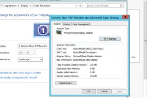 How to change Windows 10 Microsoft Basic Display Adapter To Current Graphics Adapter 1