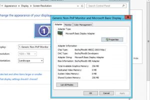 How to change Windows 10 Microsoft Basic Display Adapter To Current Graphics Adapter 11