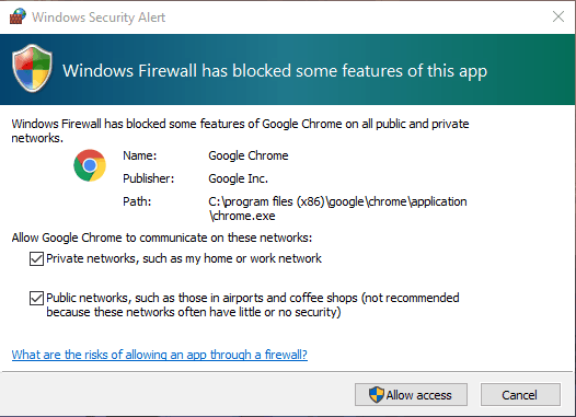 windows 10 firewall won t turn on