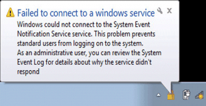 Windows 10 Failed To Connect To Windows Service Error