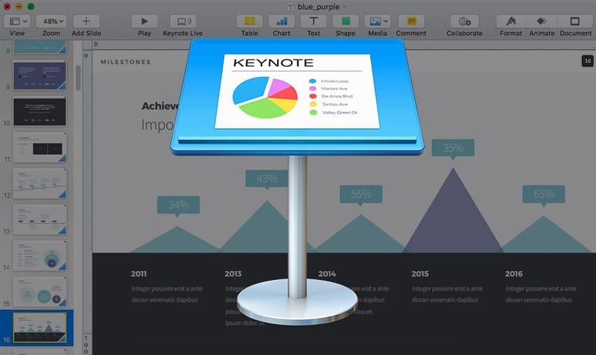 keynote presentation software for windows 10
