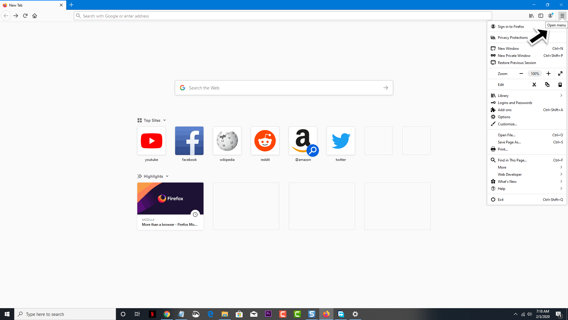 Change Search Engine in Firefox