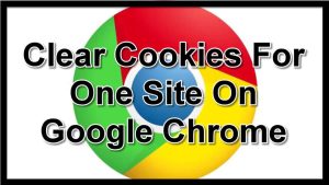 How To Clear Cookies For One Site On Google Chrome
