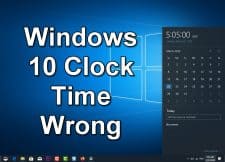 How To Fix Windows 10 Clock Time Wrong Issue