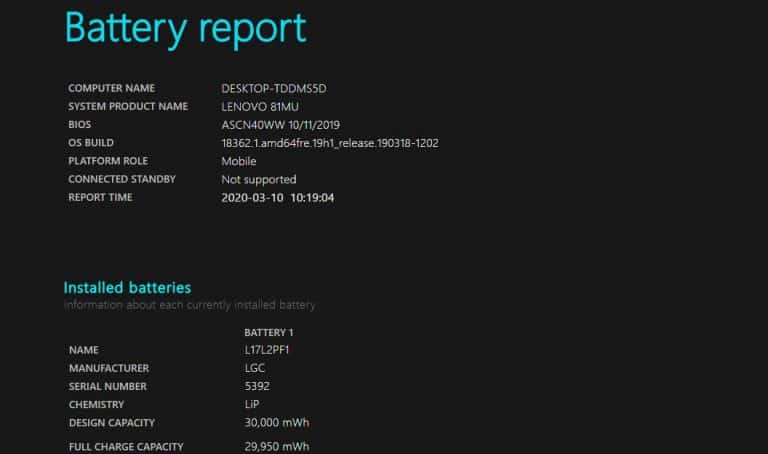 How To Test Your Laptop Battery In Windows 10