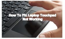 Laptop Touchpad Not Working