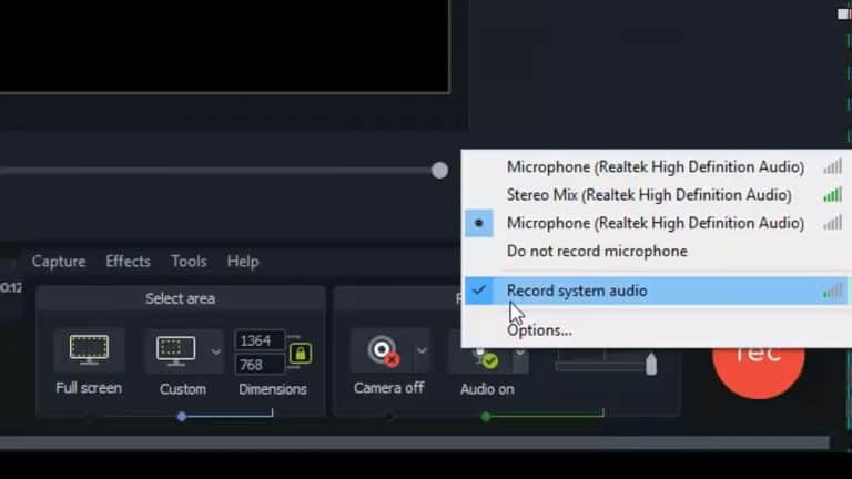 Camtasia Does Not Record Audio