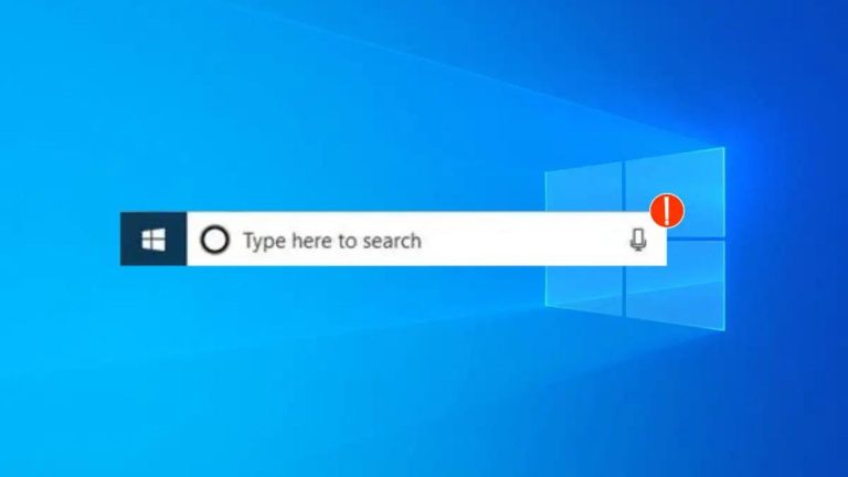 Can't Type in Search Bar In Windows 10