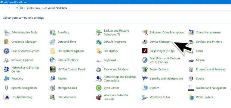 How To Open Device Manager In Windows 10