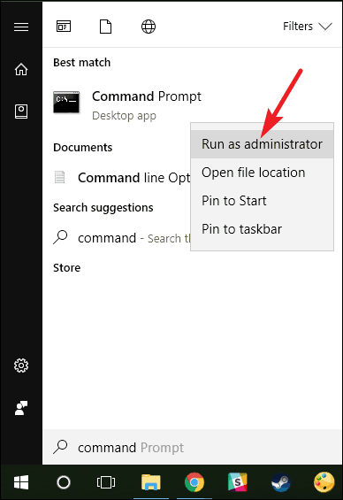 Enable the Windows 10 administrator account