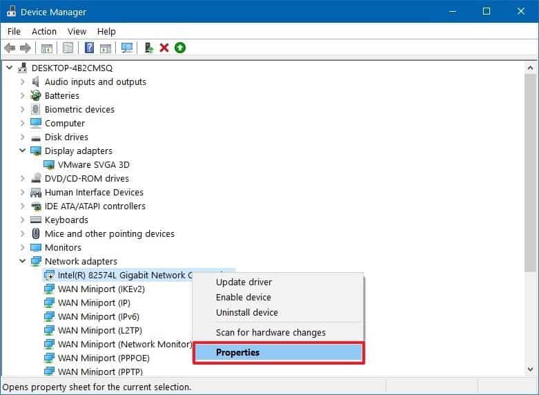 Uninstall Network Adapter Driver