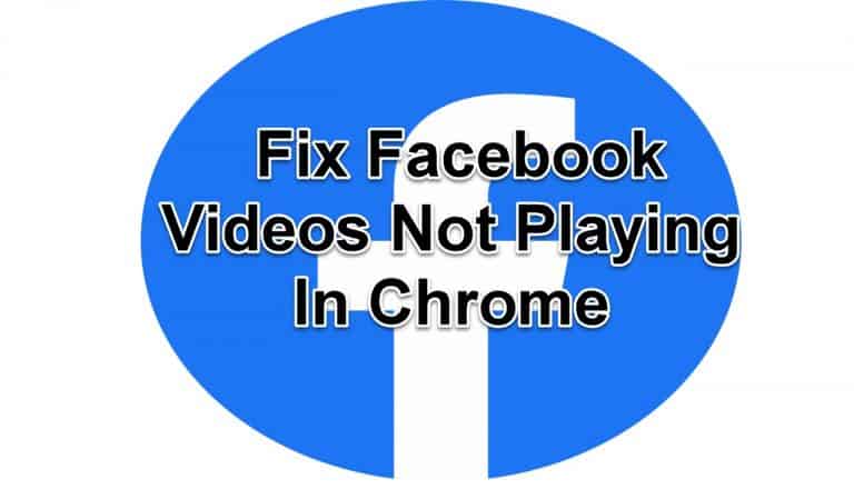 Facebook Videos Not Playing