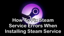 Steam Service Errors When Installing Steam Service