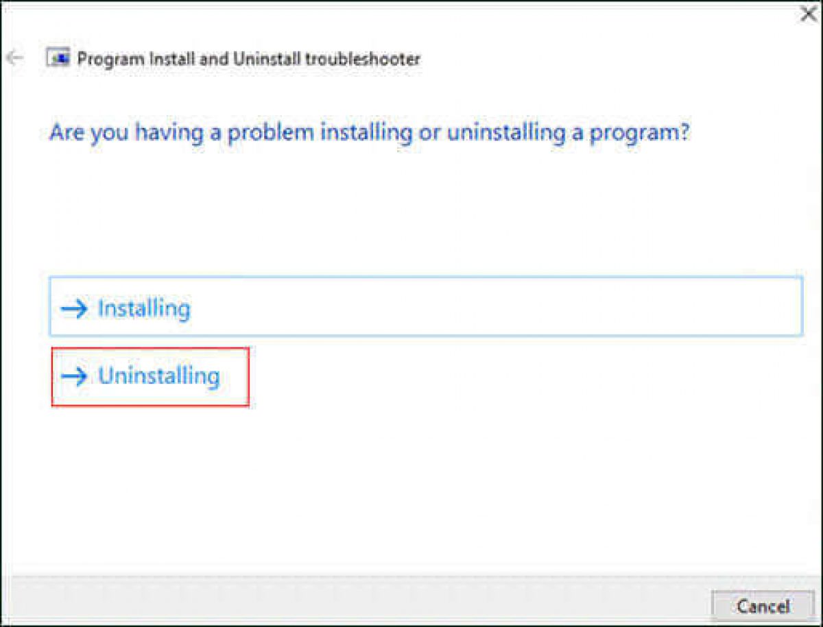unable to troubleshooters microsoft fix it