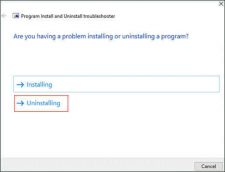 Fix Unable To Uninstall Program In Windows 10 Issue