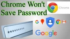 Google Chrome Not Saving Passwords