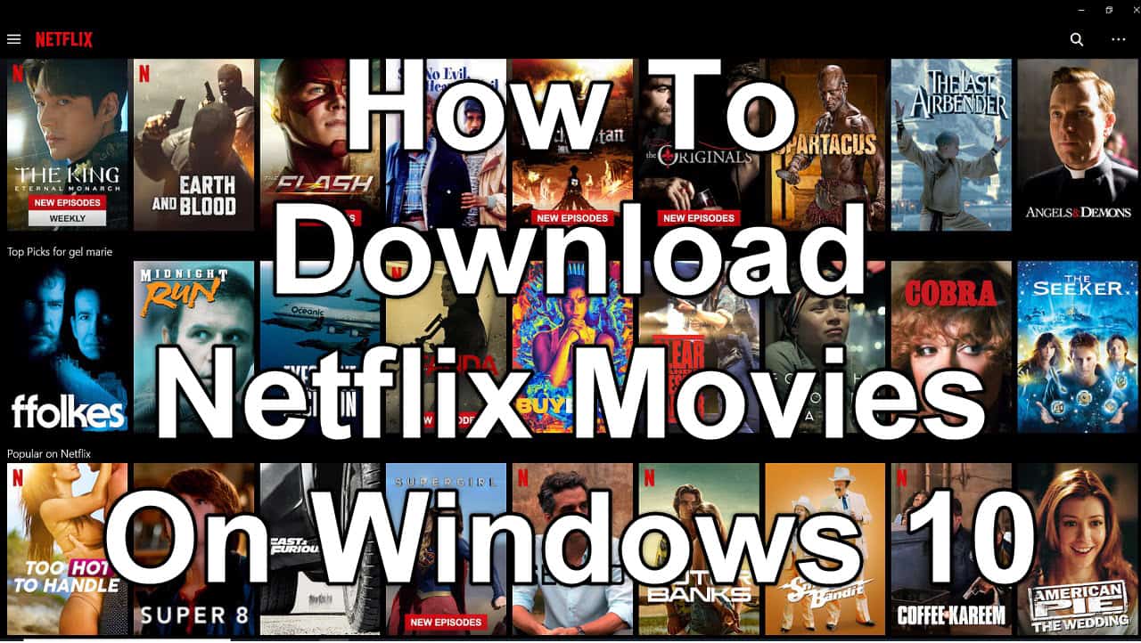 download netflix movies on laptop windows 7
