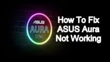 ASUS Aura Not Working