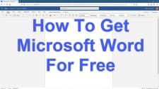 How To Get Microsoft Word For Free