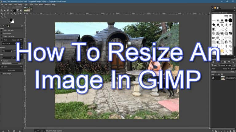 How To Resize An Image In GIMP