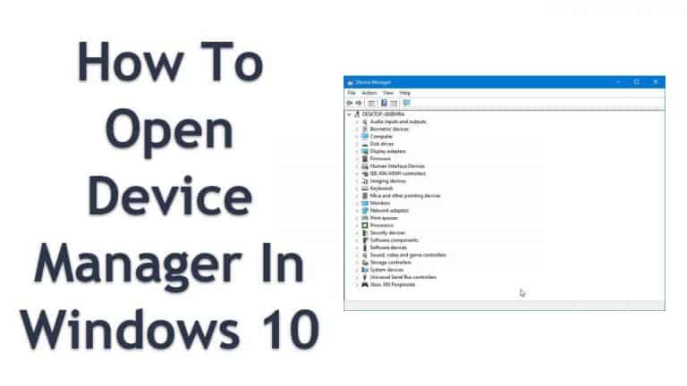 Open Device Manager