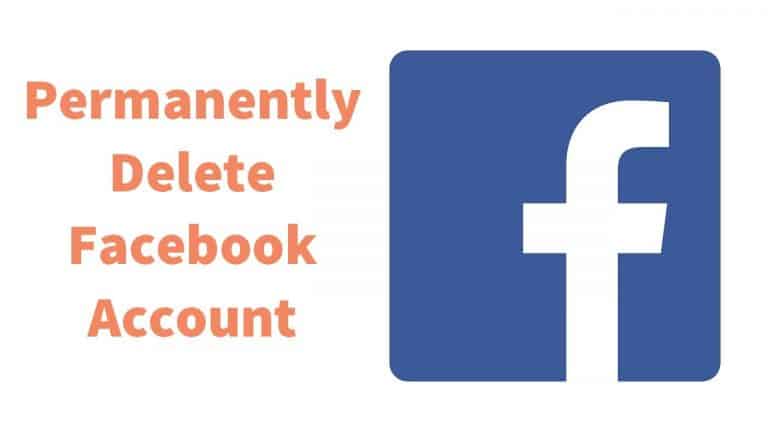Permanently Delete Facebook Account
