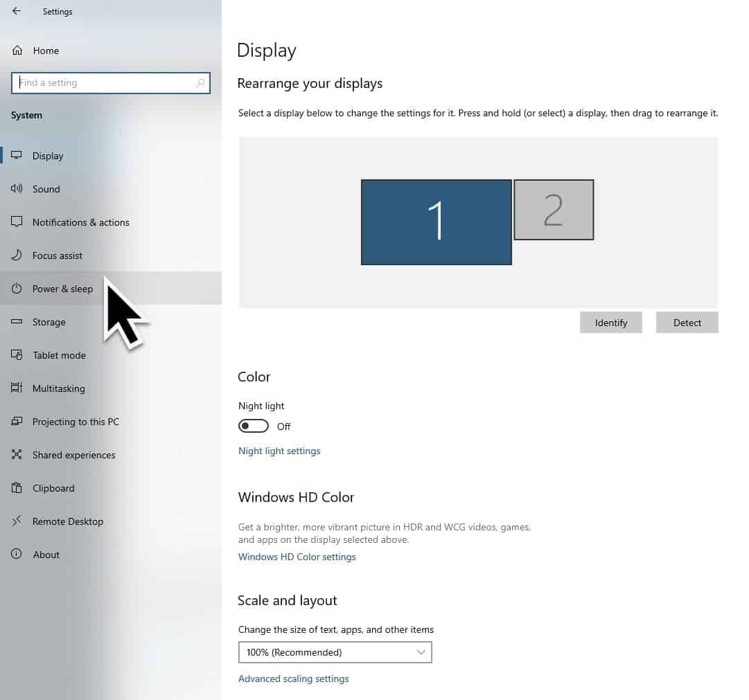 Windows 10 goes to sleep after 2 minutes