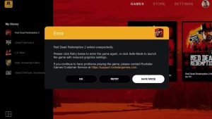Red Dead Redemption 2 Crashes In Windows 10