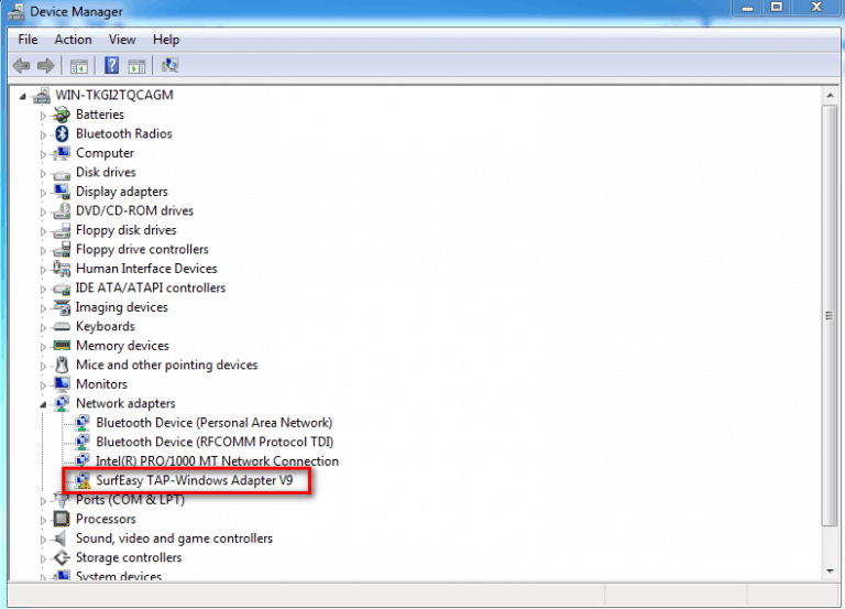 Tap Windows Adapter V9