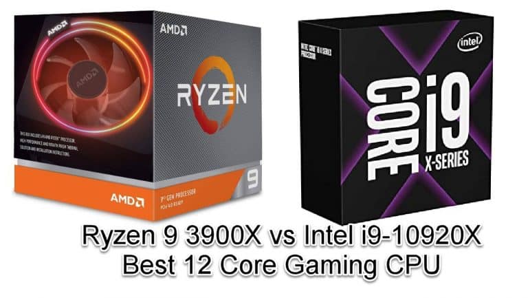 Ryzen 9 3900X vs Intel i9-10920X