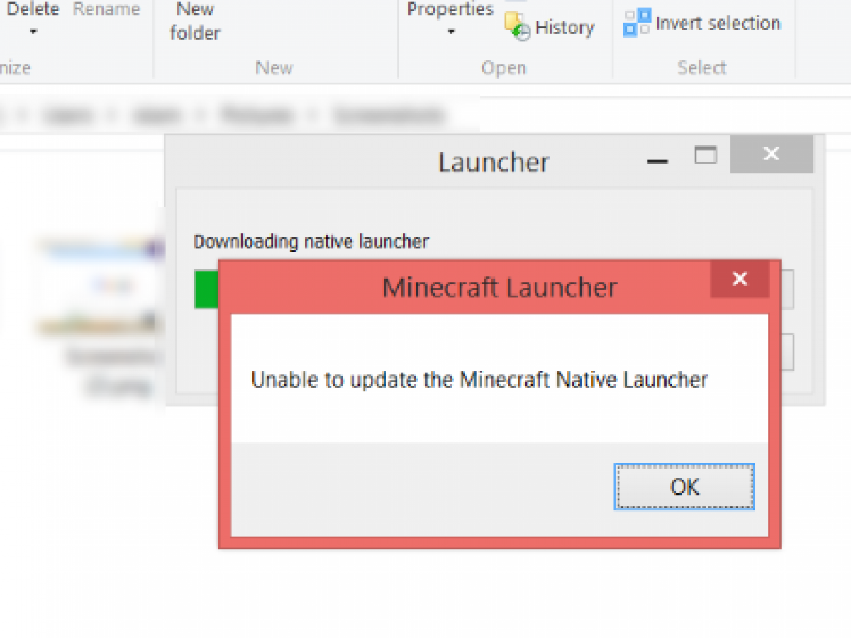 How To Fix Unable To Update The Minecraft Native Launcher Issue