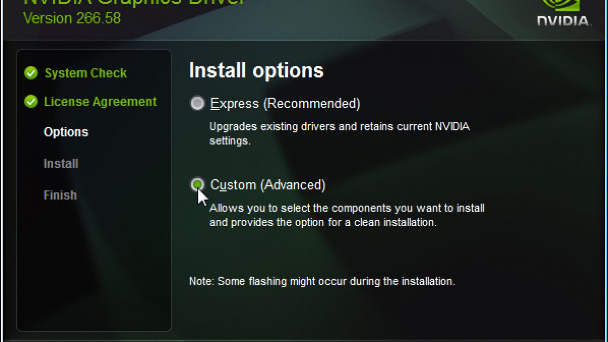 nvidia driver failed to install