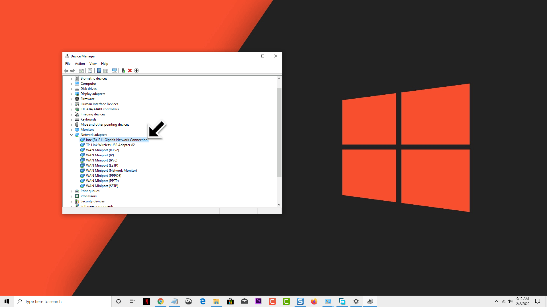how to fix network adapter problem in windows 10