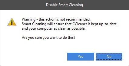 Stop CCleaner Alerts On Windows 10