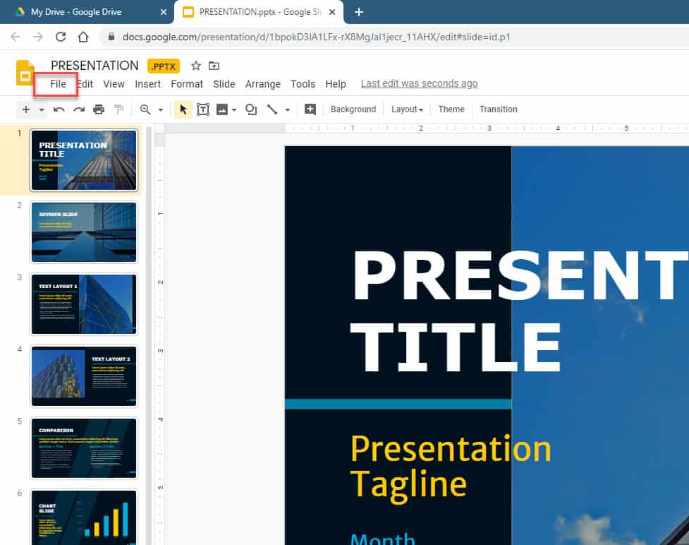 google slides file