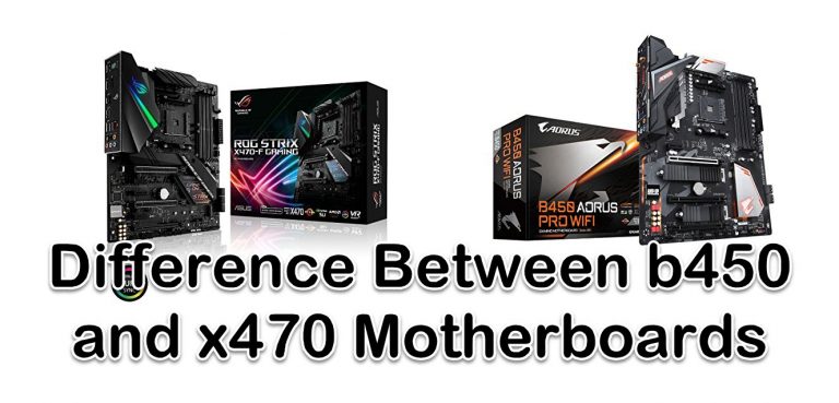 b450 and x470 Motherboards