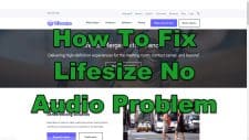 How To Fix Lifesize No Audio Problem