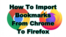 How To Import Bookmarks From Chrome To Firefox
