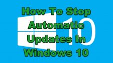How To Stop Automatic Updates In Windows 10