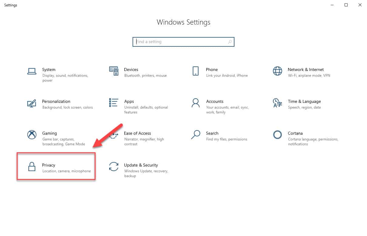 Windows 10 Privacy