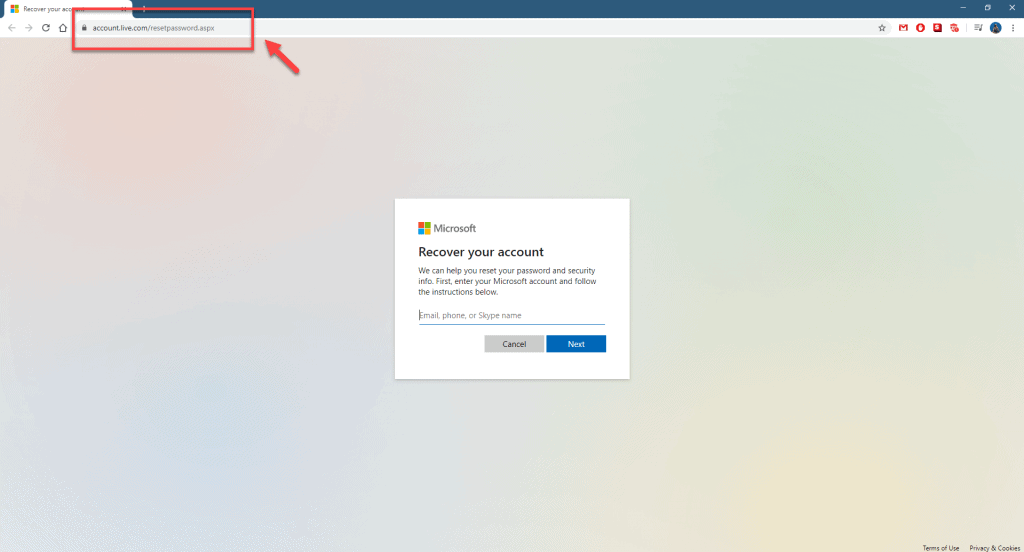 how to check the password of your microsoft account
