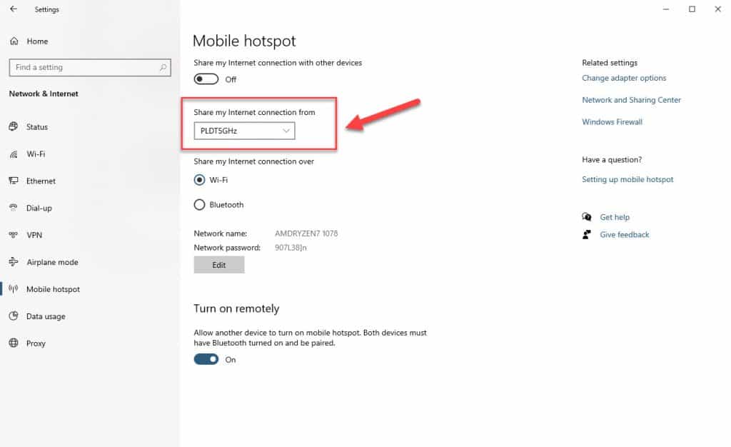 How To Share Your Connection in Windows 10