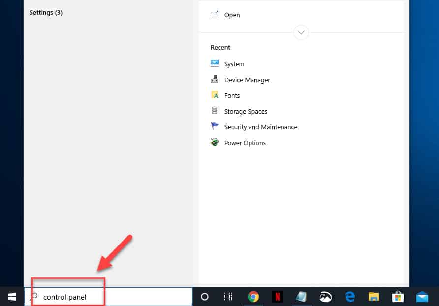 Enable System Restore In Windows 10