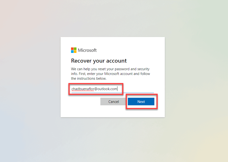 how to reset your password in microsoft account