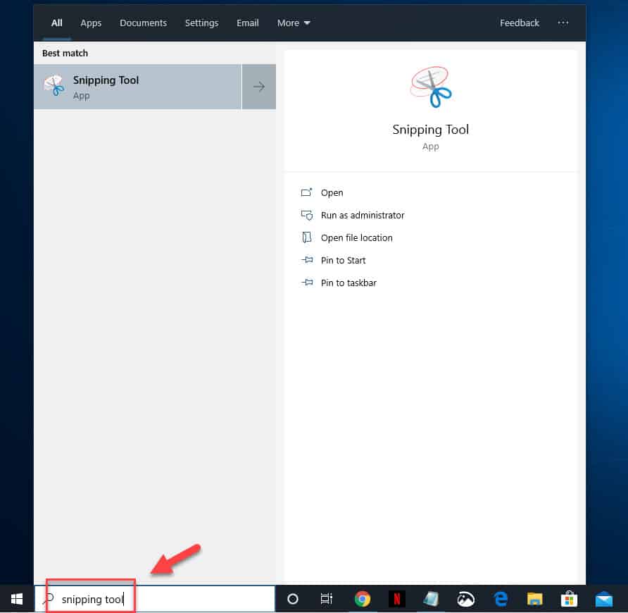 Take Screenshots In Windows 10