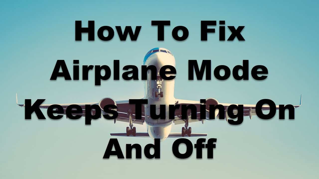 airplane mode on laptop