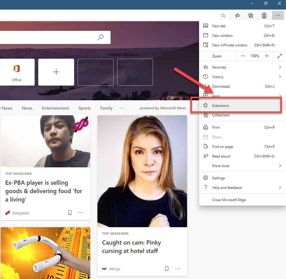 Add Chrome extensions to Microsoft Edge