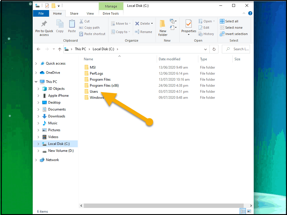 Open Users File