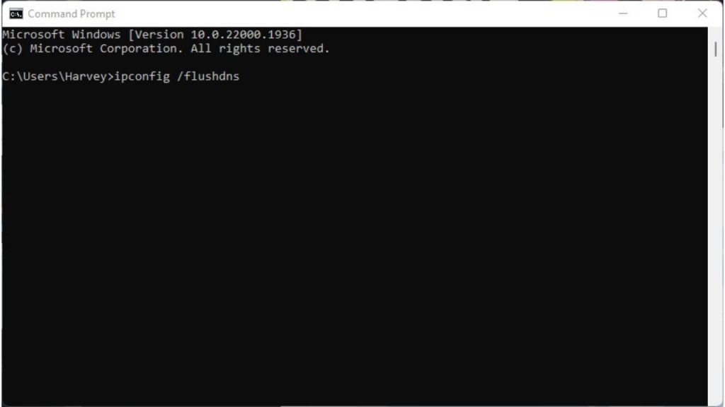 Open Command Prompt as admin and run the command 'ipconfig /flushdns.' This wipes the DNS resolver cache completely. 